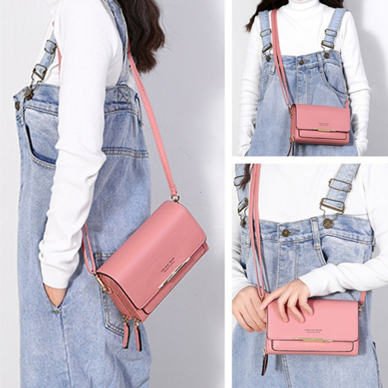 Korean designer handbag multi card large capacity casual shoulder bag and mobile phone bag fashionable new style
