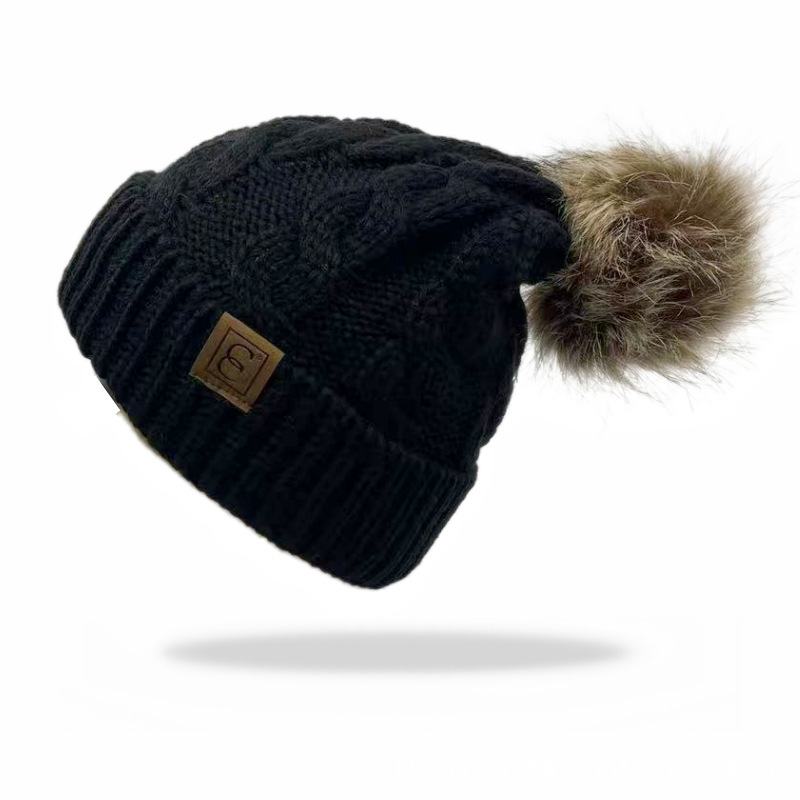 High quality design, men and women Autumn and Winter Fashion Cold proof Warm Knit Hemp Pattern Wool Versatile Hat