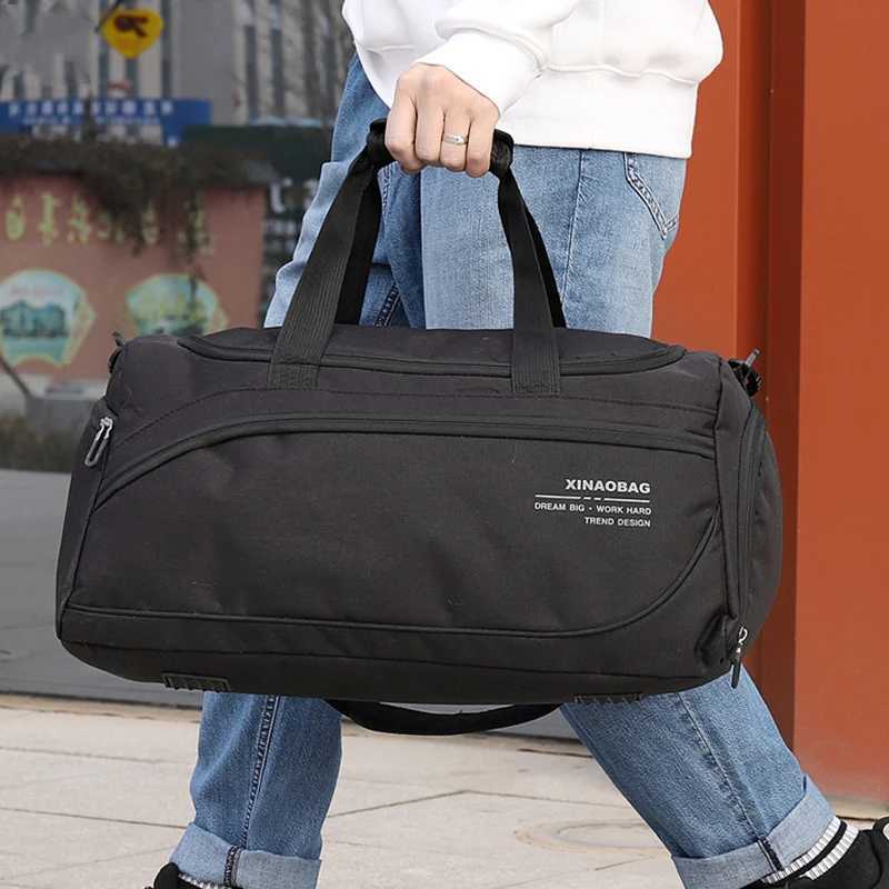 Sport Gym Bag Men Women Outdoor Waterproof Large acity Separate Space For Shoes pouch Fitn Sports pack Travel BagXJ241106