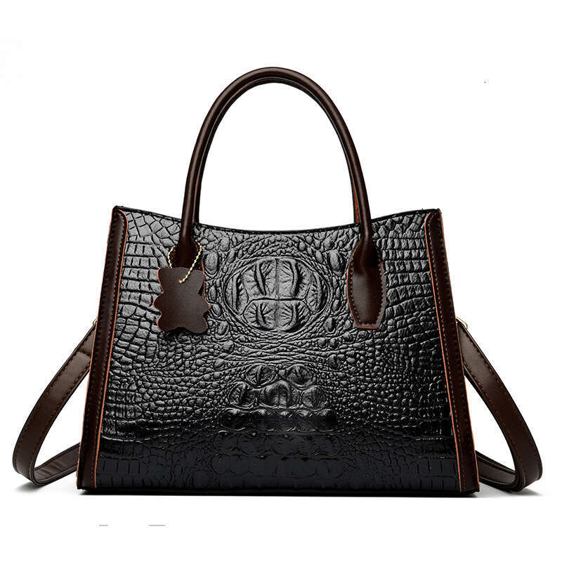 OLOEY Tote Large Capacity Women's 2024 New Crocodile Pattern Bag High Quality Handbag