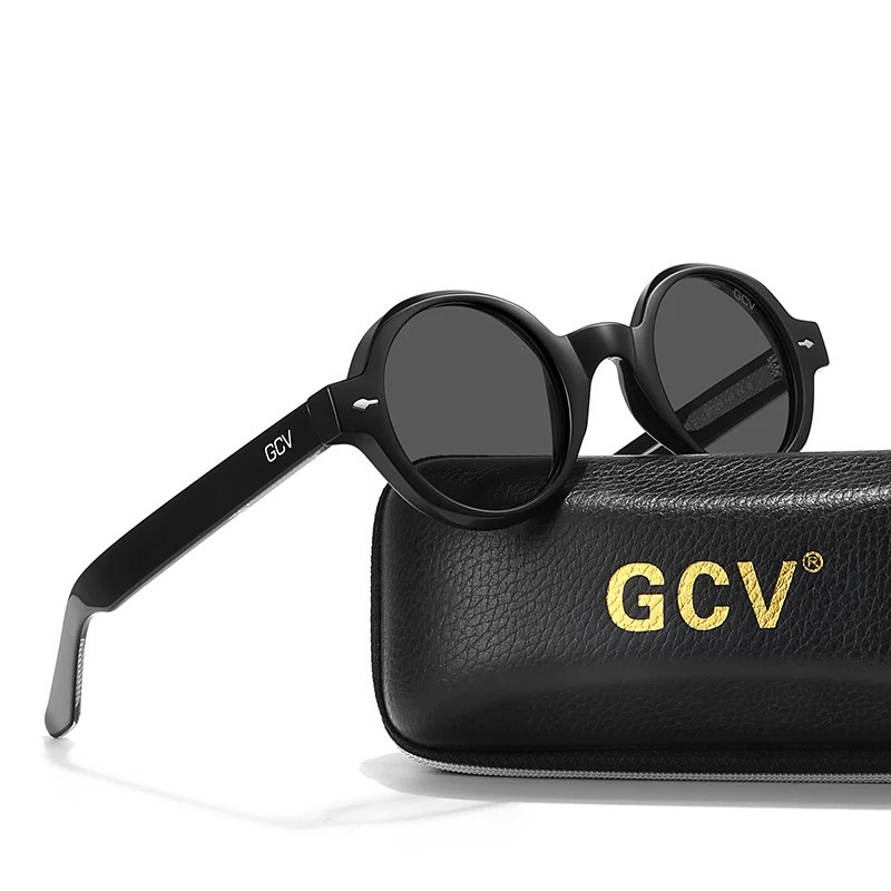 GCV fashion avant-garde acetate appearance patent n for women GM cat eye sunglasses polarizing and UV protection 241106