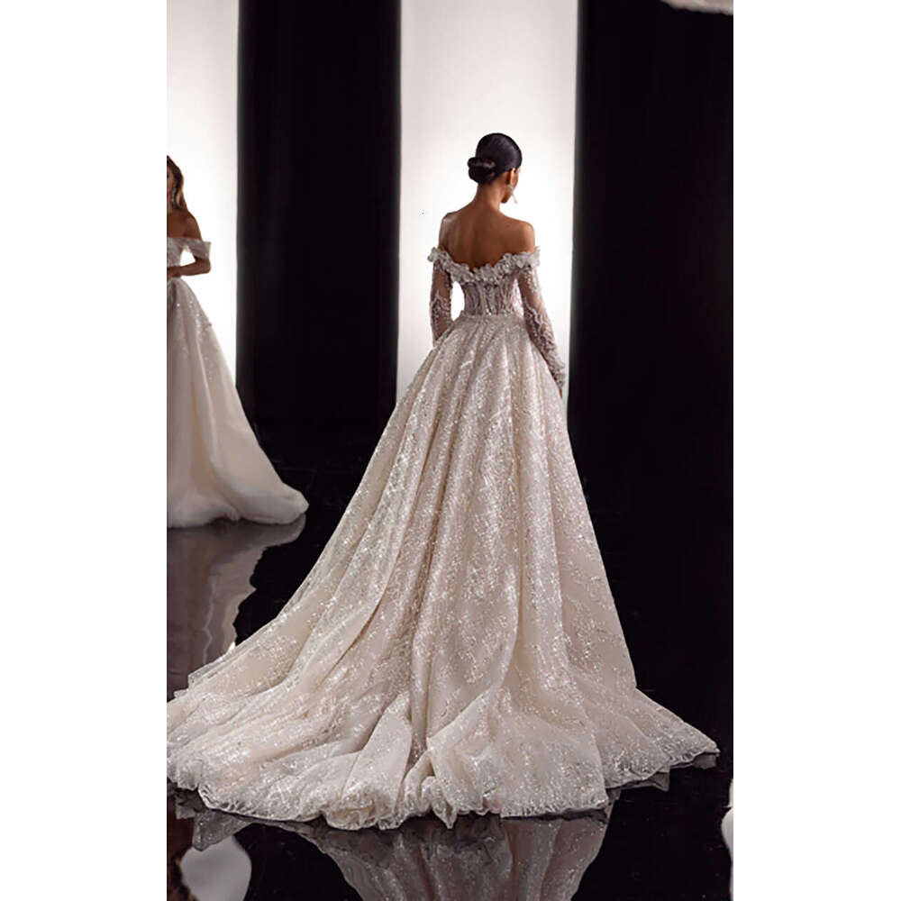 Glamorous Lace Mermaid Wedding Dress Lace Appliques Long Sleeves Beading Sweetheart With Detachable Train Bridal Gowns Vestido De Novia Custom Size