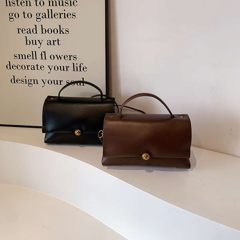 Designer Bag LEFTSIDE Simple Small Crossbody Bags With Short Handle For Women 2024 New Trend Fashion Leather Shoulder Bag Females Handbags
