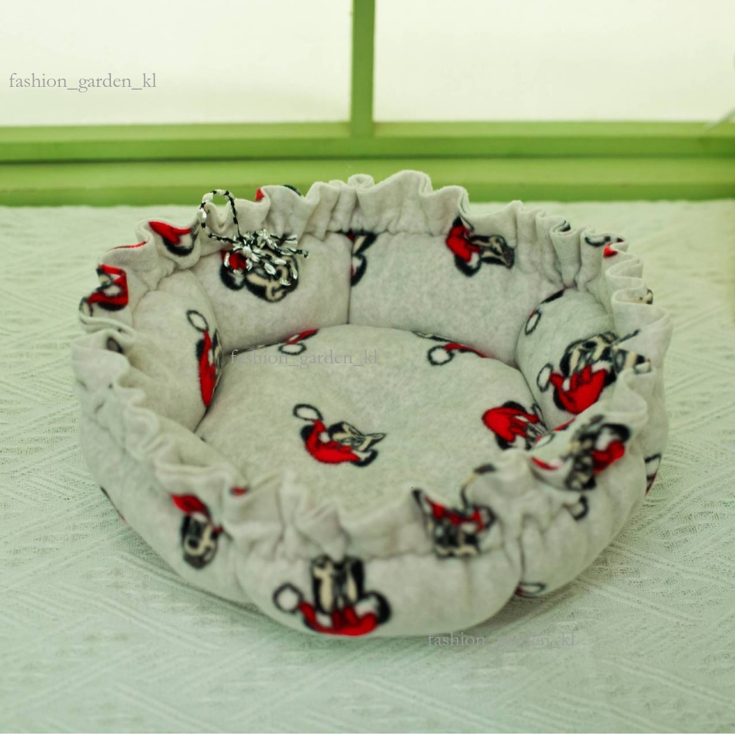 Dog's Nest Cat's Nest Pulling Flower Round Pet Nest Dog Bed Winter Dog Mat Pet Bed Pet Supplies Wholesale 939