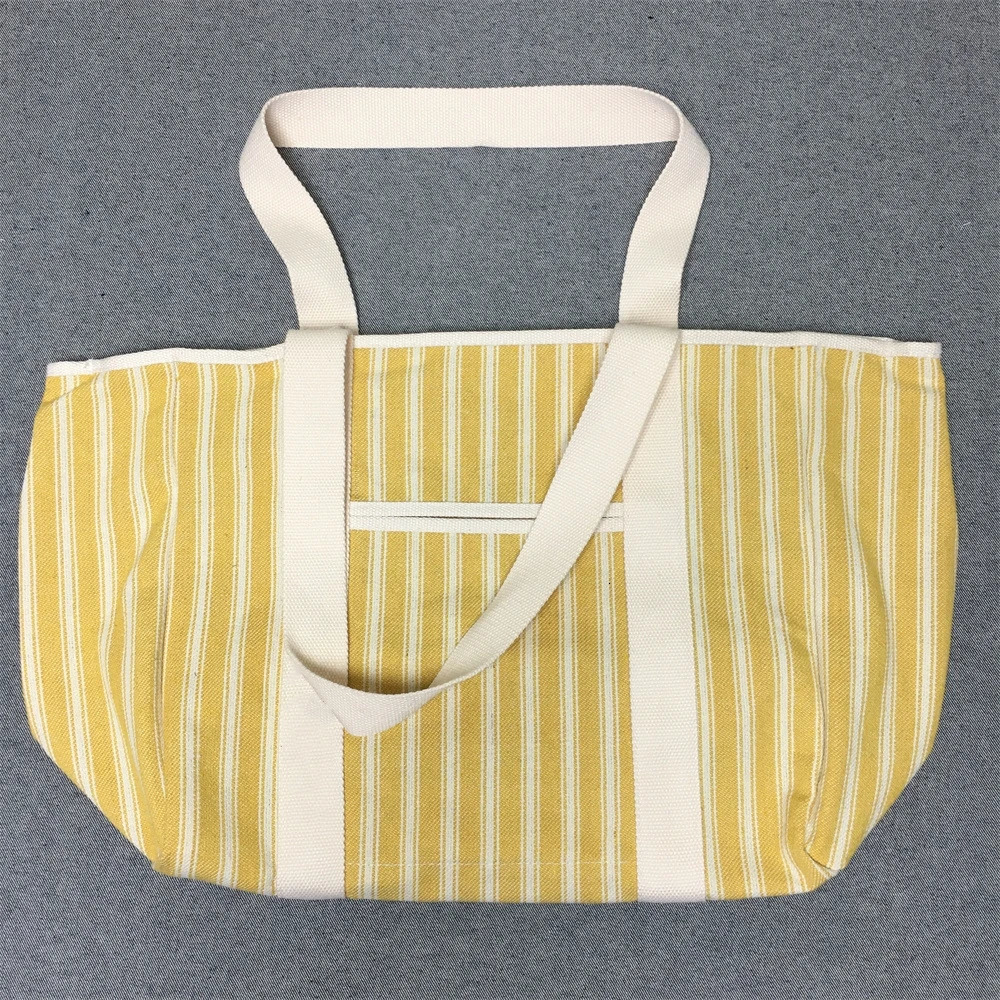 Fashion Canvas Bag Large Capacity Handbag Textured Printed Shoulder Tote Outdoor Travel Mother 241029