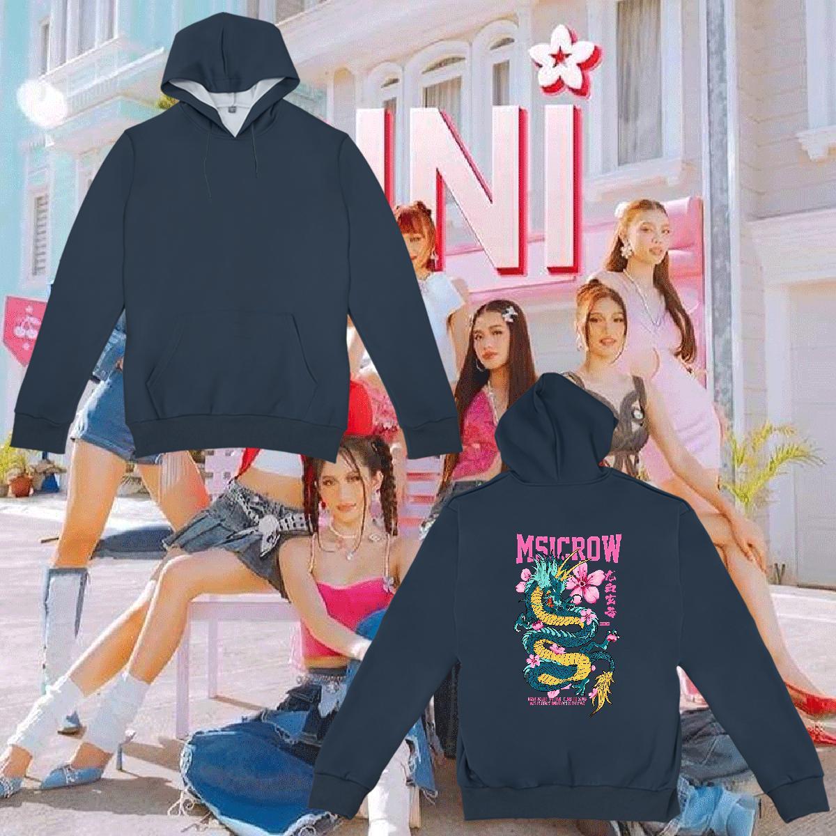 Fashion Casual Unisex Sweatshirts DIY Anime Loose Fit Hoodie Pullover Clothes Anime Printing Street 350g Cotton Breathable Long Sleeve
