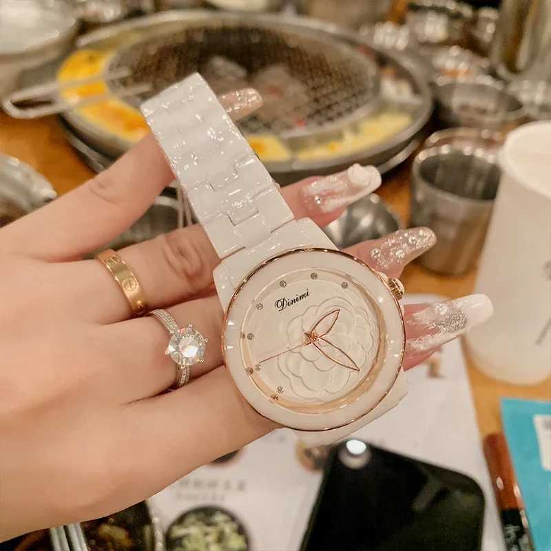 Lightweight luxury Wens watch lia fashionable and exquisite waterproof quartz Wens ceramic strap Wens watch X241106