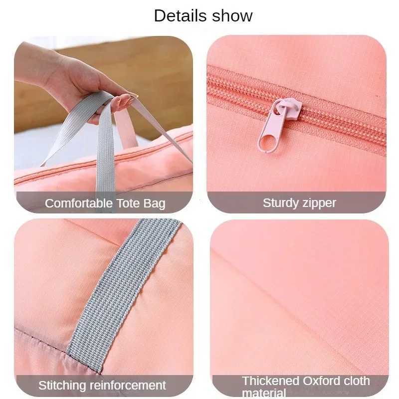 Folding Travel Bag Nylon Travel Bags Hand Luggage for Men Women Fashion Travel Duff Bags Tote Large Handbags DuffelXJ241106