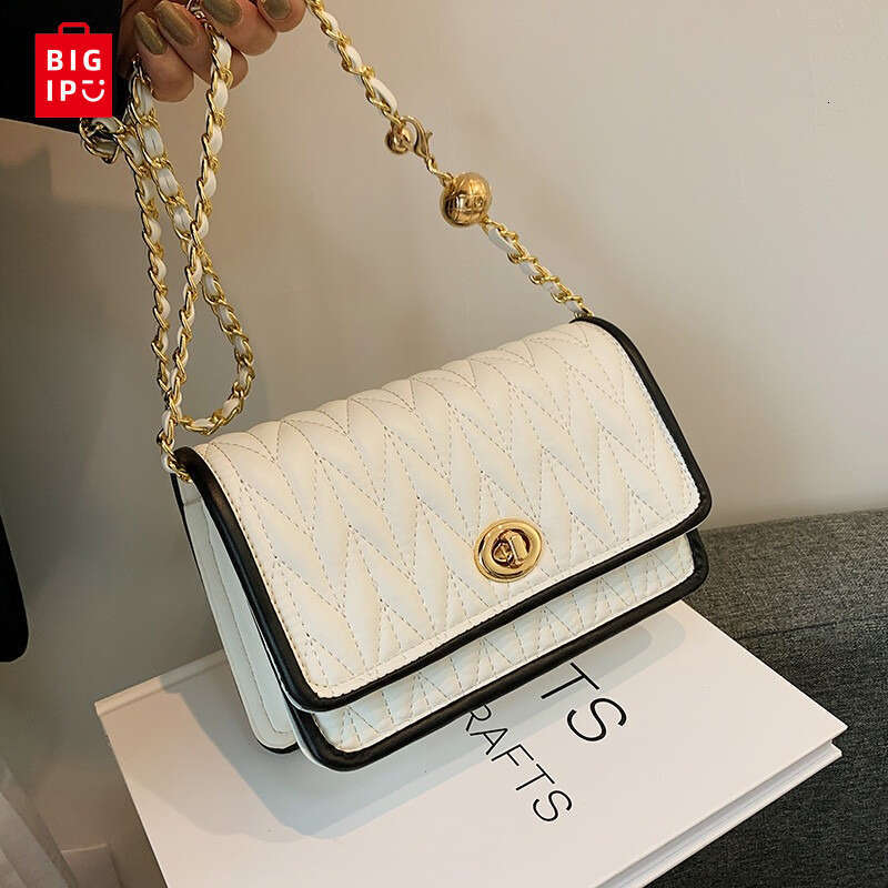 Designer Bag Fashionable Women's Shoulder Bag New Simple Chain Texture Small Square Bag Light Luxury Party Crossbody Bag Purses And Handbags