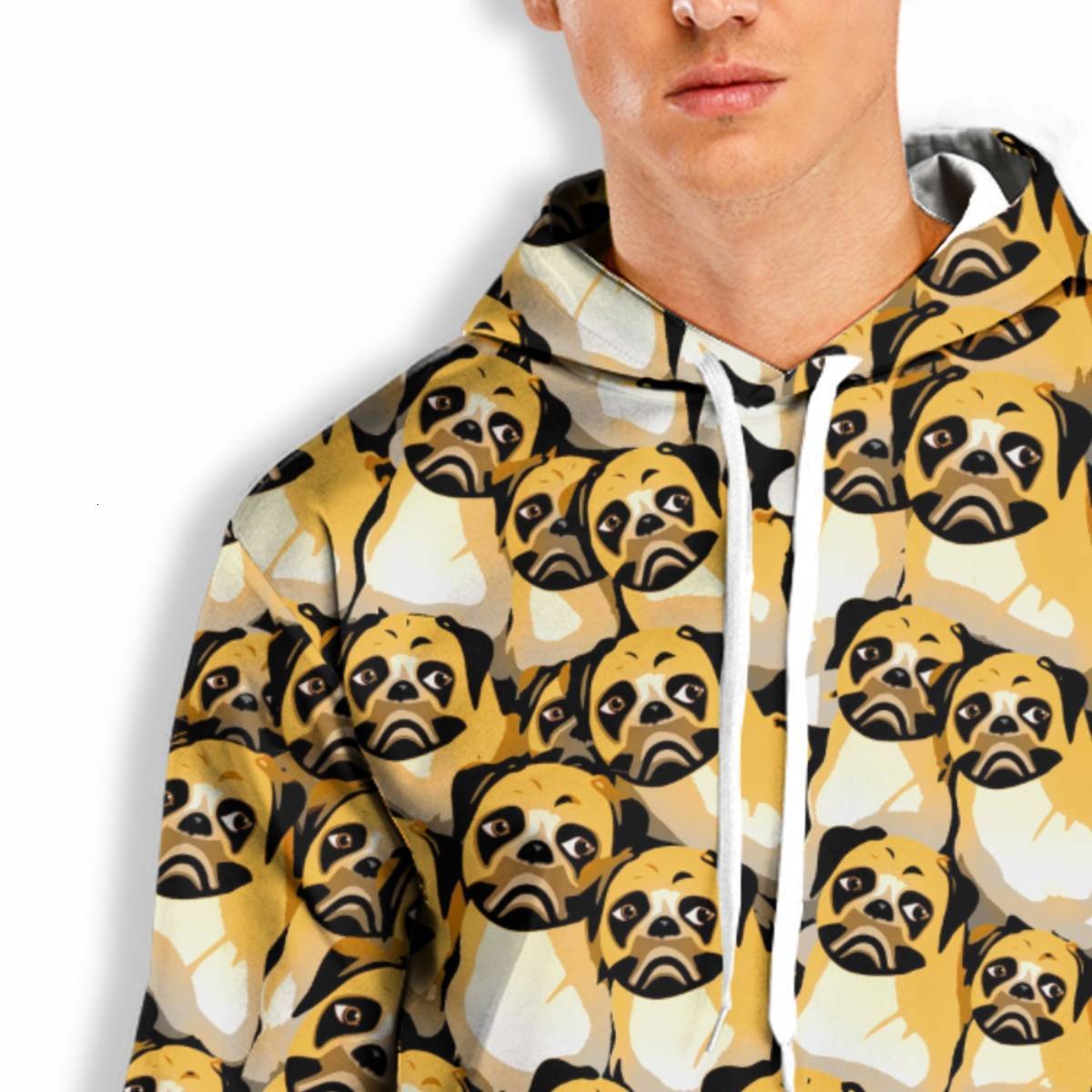 New Spring And Autumn 3D Digital Printed Khabba Dog Men's Casual Loose Hoodie Drop Shoulder Hoodies Graphic Hoodies