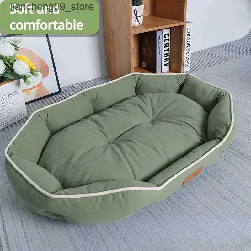 kennels pens Pet bed dog bed large dog bed dog house accessories washable bedding plush mat accessories bottom mat L240910