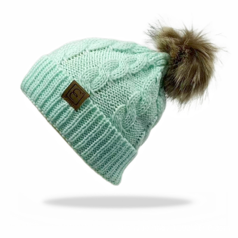 High quality design, men and women Autumn and Winter Fashion Cold proof Warm Knit Hemp Pattern Wool Versatile Hat