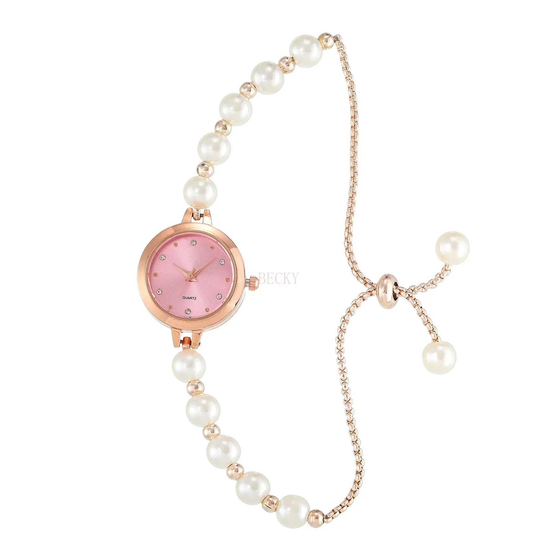 Grammar Design Pearl Bracelet Strap Watch Ladies Elegant Watch Gift relojes para damas X241106