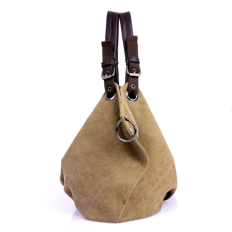 Casual Canvas Shoulder Travel Messenger, Large Capacity Designer Handbag, Women's Crossbody Bag