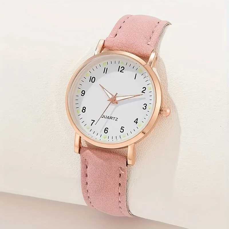 Keglect set of 6 new round dial quartz watches and bracelets for Wen a box less gift X241106