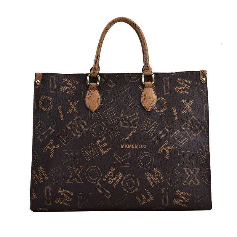 Designer Bag Female 2024 Cross Border New Fashion Atmosphere Large Capacity Old Flower Tote Handbag Commuter Women's Bag