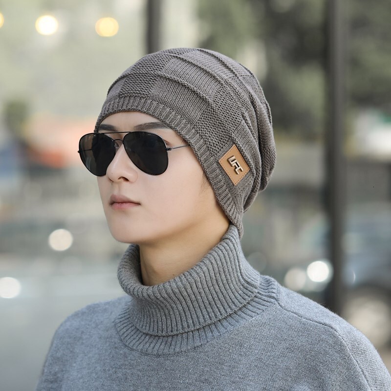 High quality design,Autumn Winter Dome Warm with for Men and Women, Knitted Hat, Edition Curled Edge Elastic Hat
