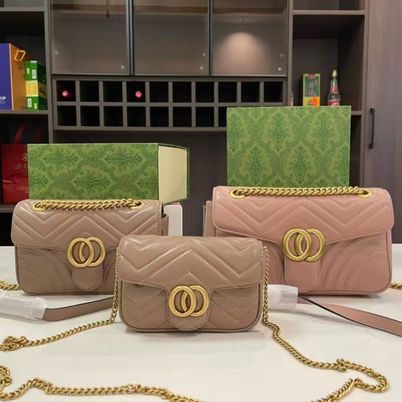 Designer bag shoulder bag Handbags Fashion Women 3 sizes pochette Ladies tote Genuine leather Crossbody ophidi Women men crossbody Bags 10A high quality