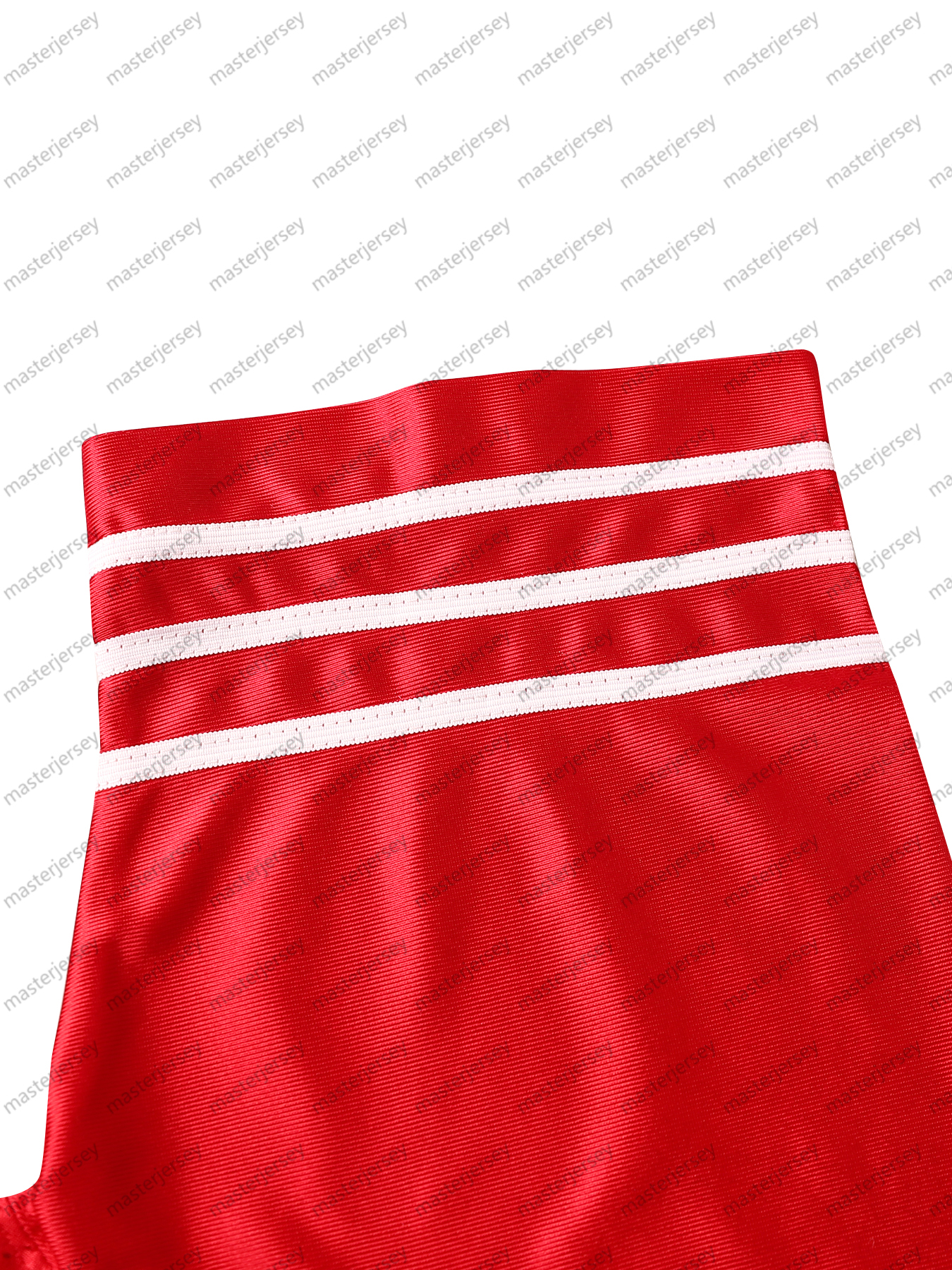 #80 Jerry Rice Comfy V-Neck Football Jersey Red Mesh Embroidery for Training and Competition Breathable Moisture-Wicking Short Sleeve Top for Active j