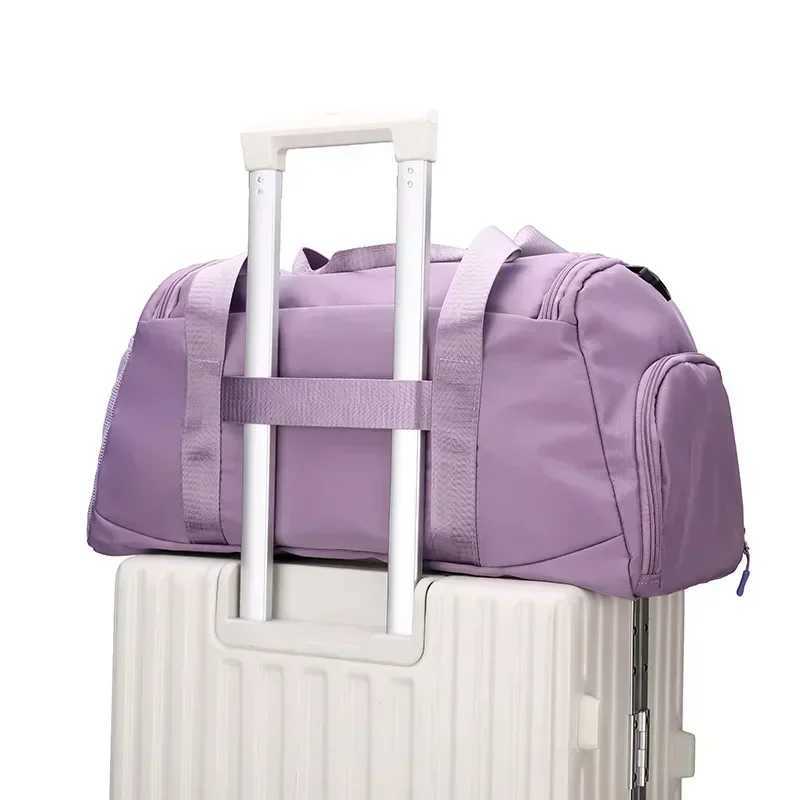 Large acity Gym Bag Women Men Travel Luggage Bags Dry Wet Separation Tote Handbags king Duff Bags Fitn Training BagsXJ241106