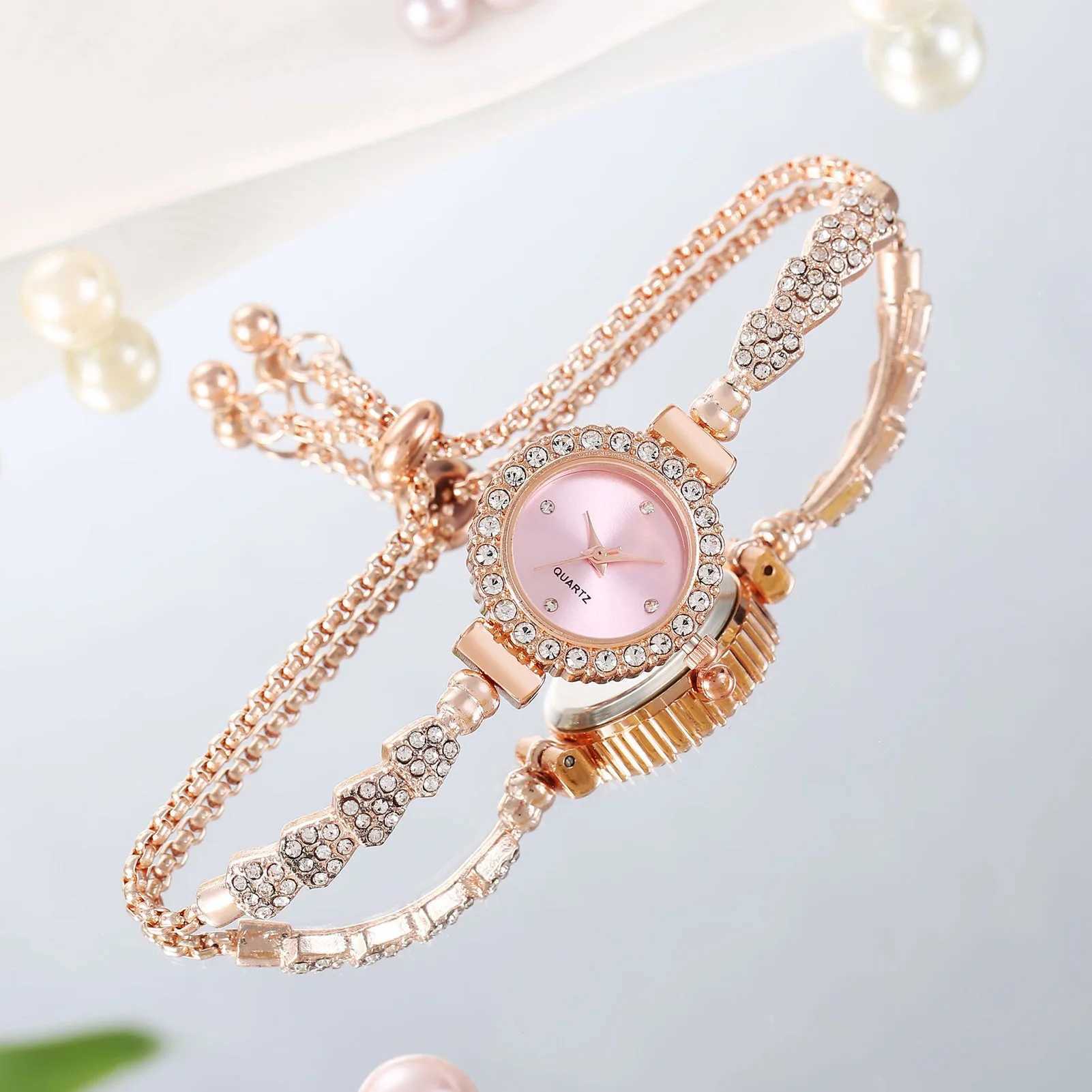 Wens Crystal Diamond Watch High end Design Easy to Read Dial Shining Bracelet Watch Wonderf Watch Gift X241106