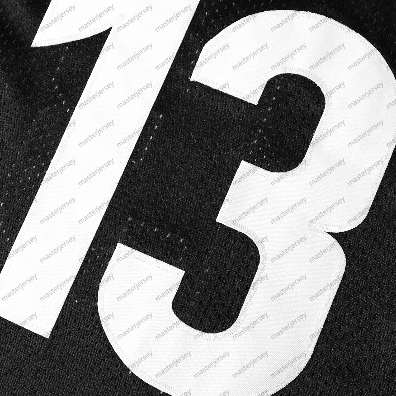 #13 BEAMEN Comfy V-Neck Football Jersey Mesh Embroidery for Training and Competition Breathable Moisture-Wicking Short Sleeve Top for Active jersey