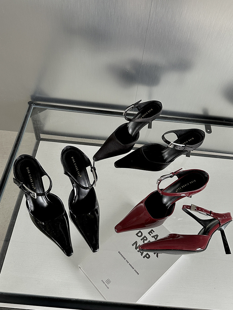 Luxury Satin Mules Shoes Women Summer Sexy Square Head Strange Low Heel Slide Sandals Elegant Comfort Dress Slippers