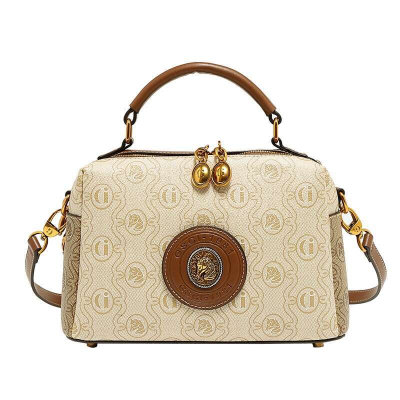 Designer Bag Women's Handbag Brand Handbag 2024 New Light Luxury High-End Designer Retro Large Capacity Crossbody Shoulder Bag