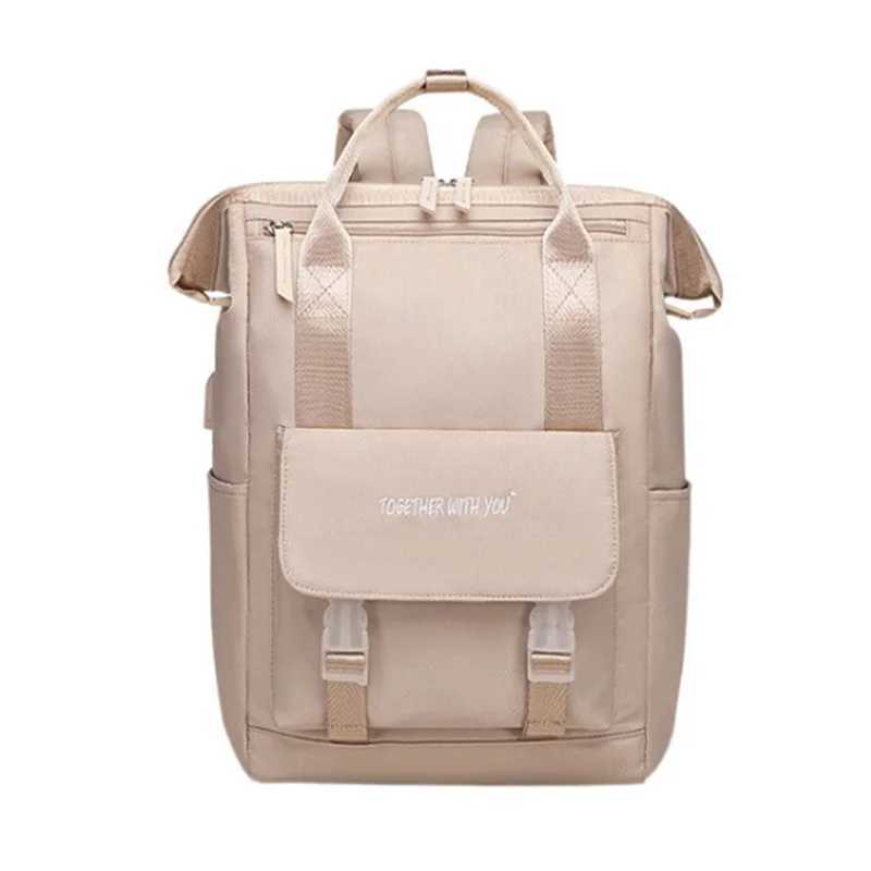 Women Backpack Nylon Waterproof Casual Shockproof 15 6 Inch Laptop Backpacks Mommy Bag Bookbags 241106
