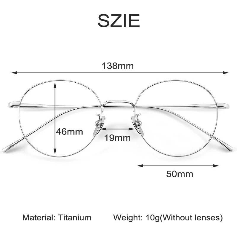 Top Quality Optical Computer Glasses Frames Men Women Ultralight Vintage Round Eyeglass Frame er Eyewear 241105