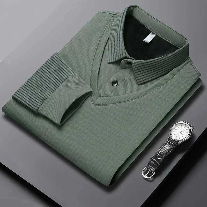 Mens new Embroidered Long Sve Wfle autumn and winter shirt high-quality luxury and fashionable business casual top W241106
