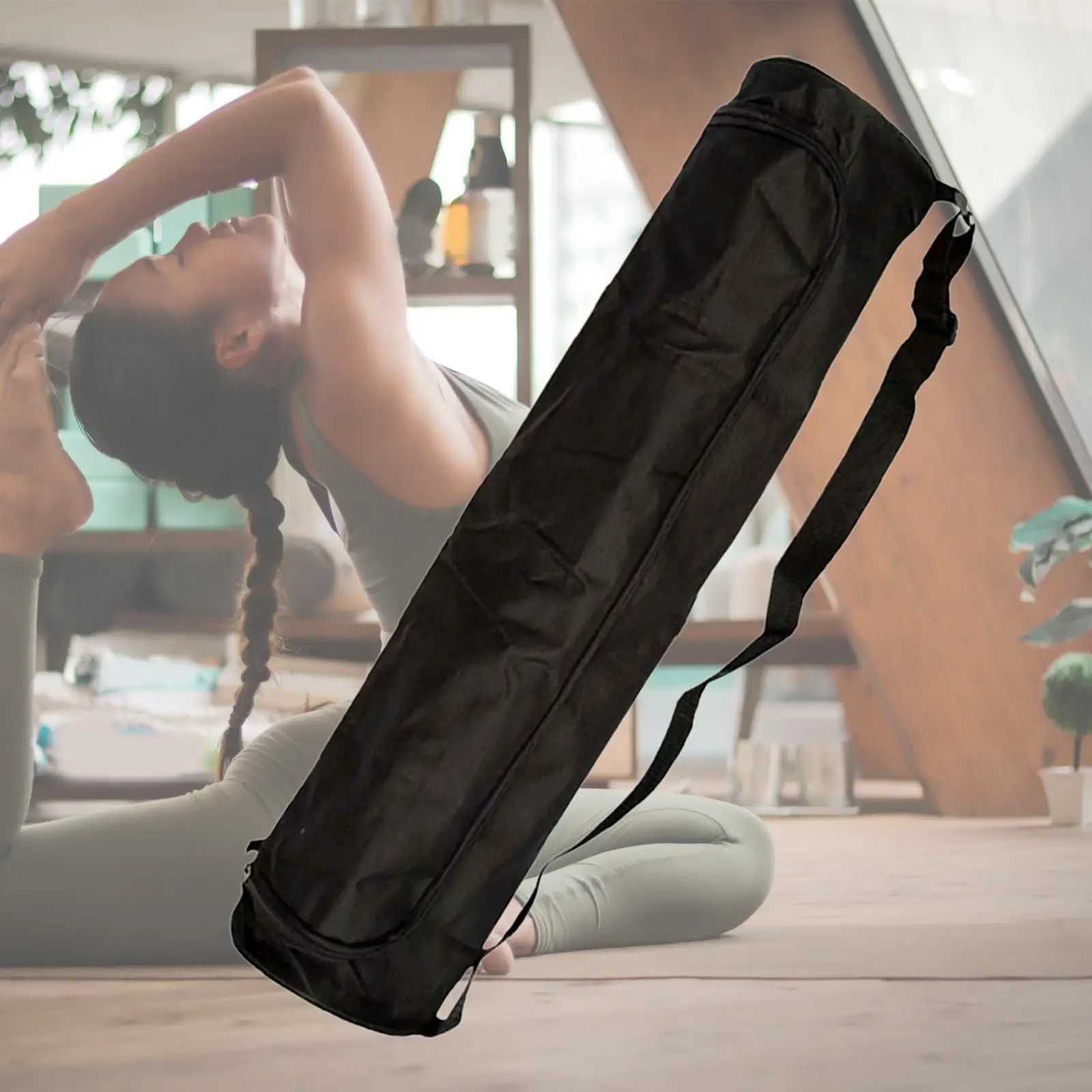 Yoga Mat Bag Sports Gym Bag Pilates Yoga Mat Storage Bag Exercise Oxford ClothXJ241106