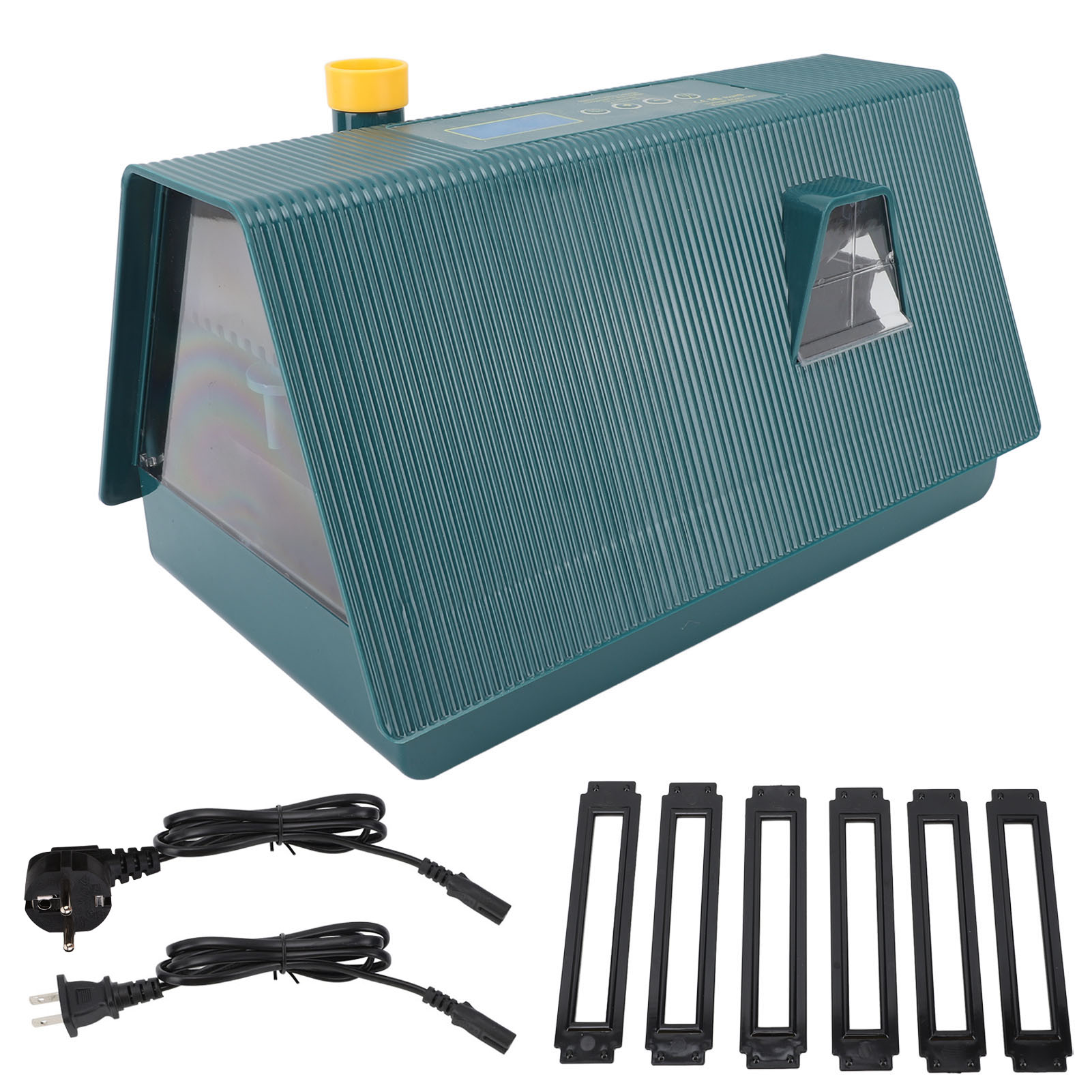 Egg Incubator for 10 Chicken Eggs Fully Automatic Egg Hatching Machine with Light Temperature Humidity Display