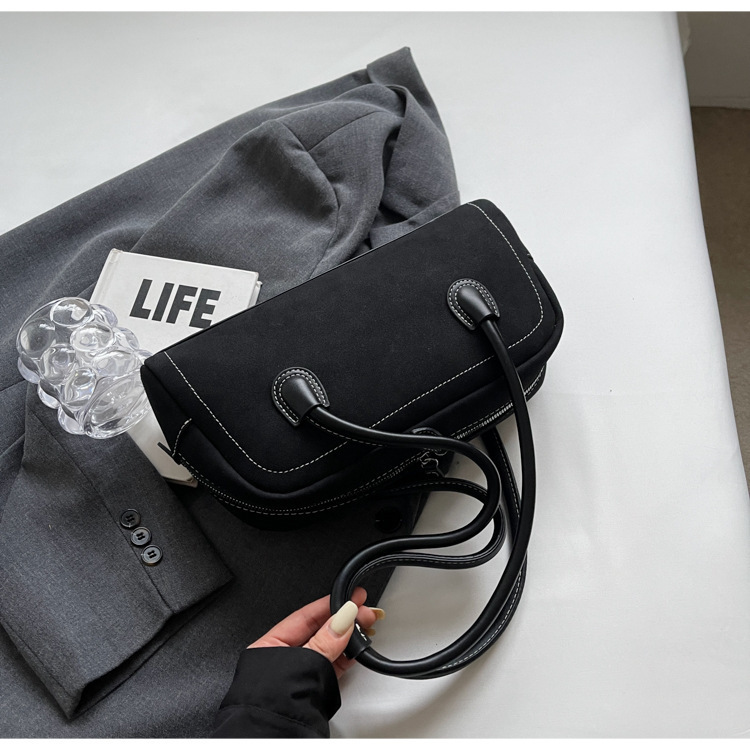 Autumn Winter Bags For Women New Matte Shoulder And Armpit Bag, Fashionable Handheld Versatile Baguette Bag Designer Handbags