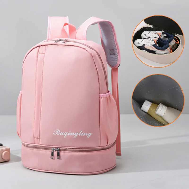 Gym pack Swimming Travel Bag for Women Men With Shoes Pocket Dry Wet Bag Outdoor Pool Beach School Fitn Training Yoga BagXJ241106