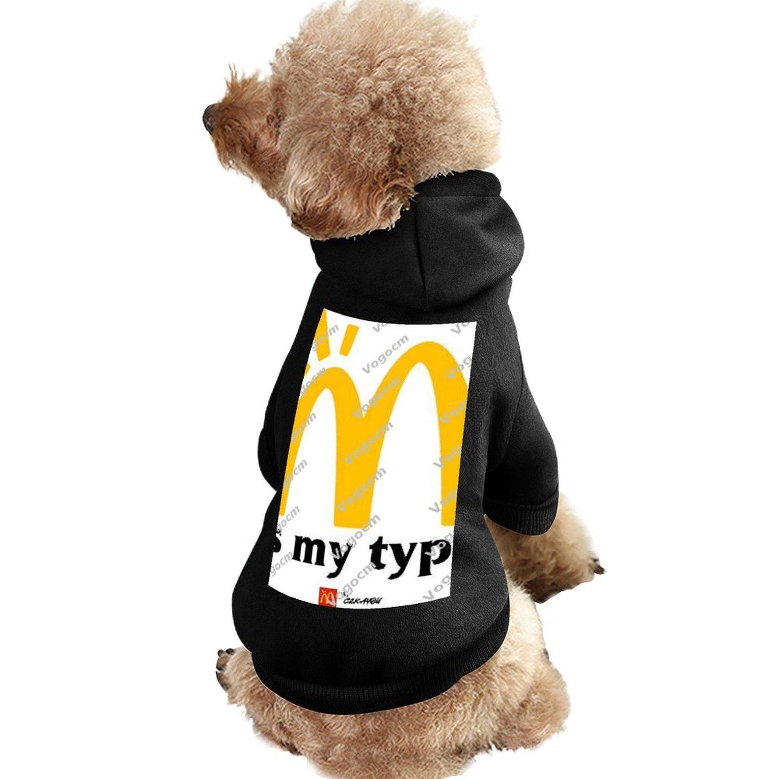 2024 Autumn Winter Dog Hoodie Hooded Long Sleeve Fall/Winter Walking Pets Hoodie Free DIY Anti-linting Loose Fit Top Hoody