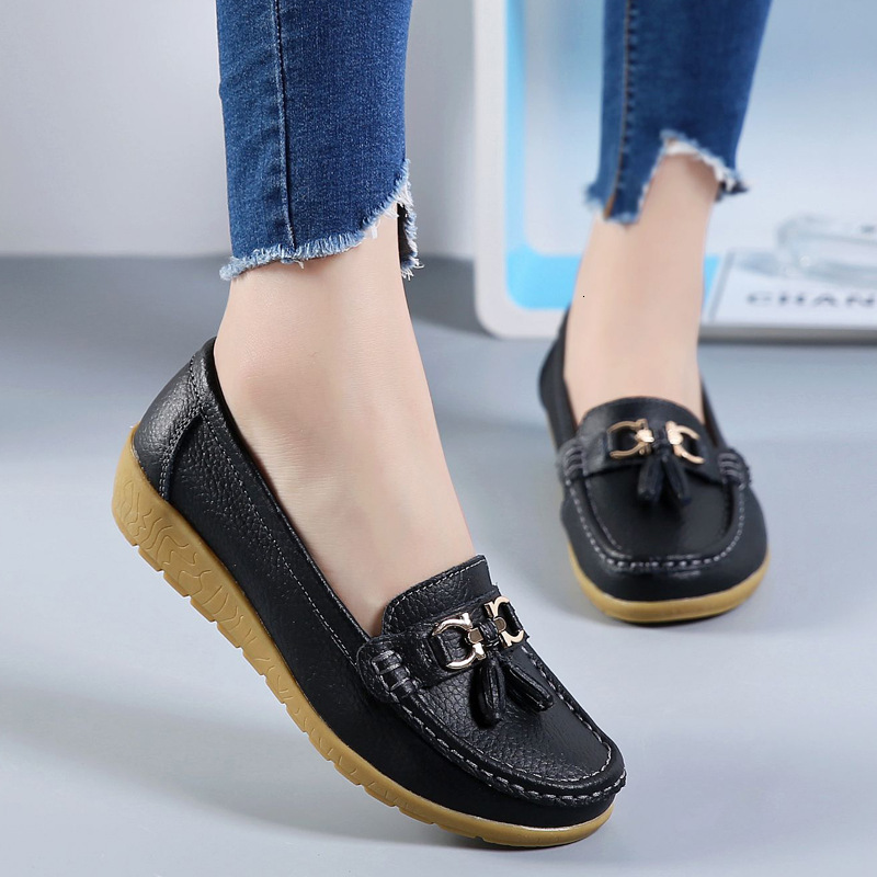 Large 2024 New Spring Single Fashion Mom for Women's Western Style Soft Sole Casual Shoes