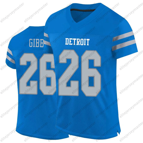 Cities Football Jerseys Goff Hooker Gibbs Montgomery Reynolds Vaki Patrick Raymond St. Brown O'Connor Onwuzurike Fox Hatten Fromm Jefferson Custo