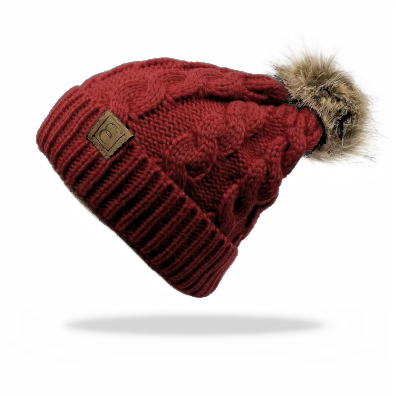 High quality design, men and women Autumn and Winter Fashion Cold proof Warm Knit Hemp Pattern Wool Versatile Hat