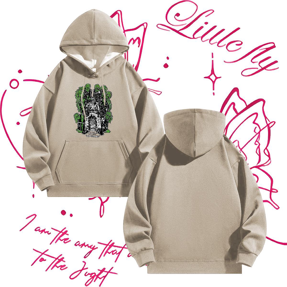 2024 Autumn Winter Hoodie Men Street Soft Men Hoodie Long Sleeve Drawstring Graphic Tops Tech Fleece
