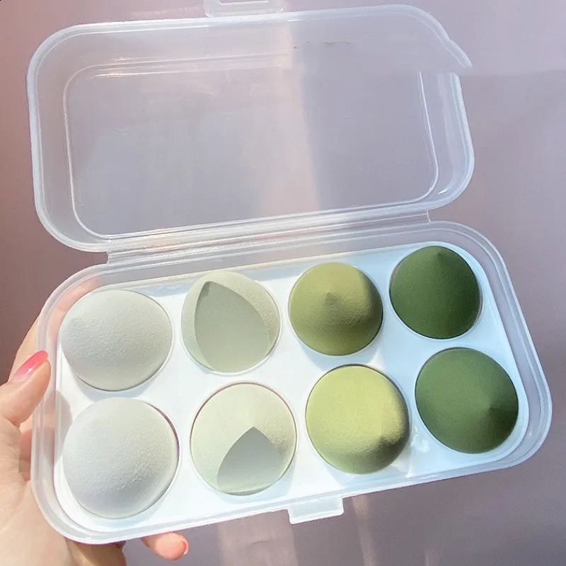 Do not eat powdered beauty eggs wet dry foam sponge soft giant makeup eggs with storage box 241105