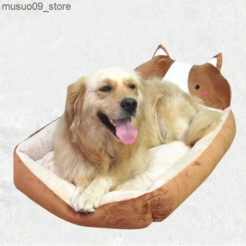 kennels pens Dog bed large dog bed dog cushion small bed middle cushion cat bad basket fluffy sofa pet product accessories L240910