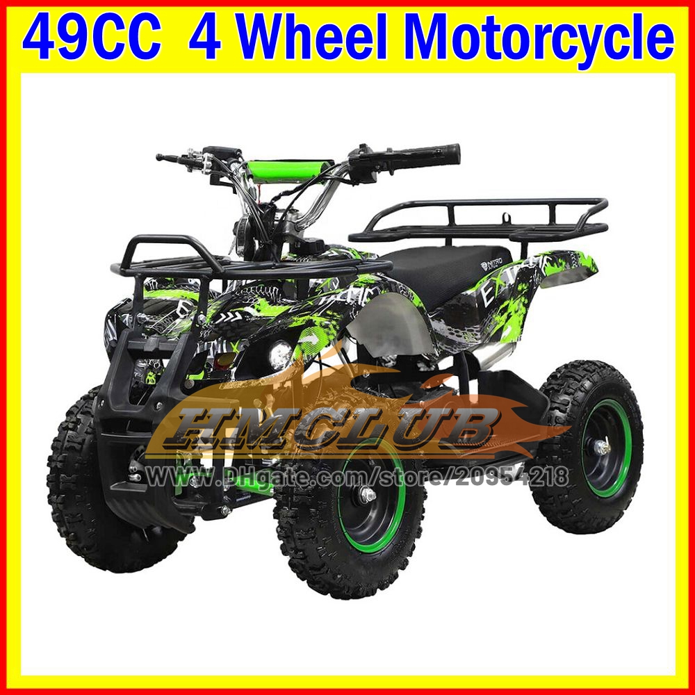 2025 Kids Adult ATV UTV MOTO 49CC 2 Stroke ATV Gasoline Four Wheel OFF road Motorcycle Racing MOTO Dirt Bike Motorbike For Children Boy Girl Child Men