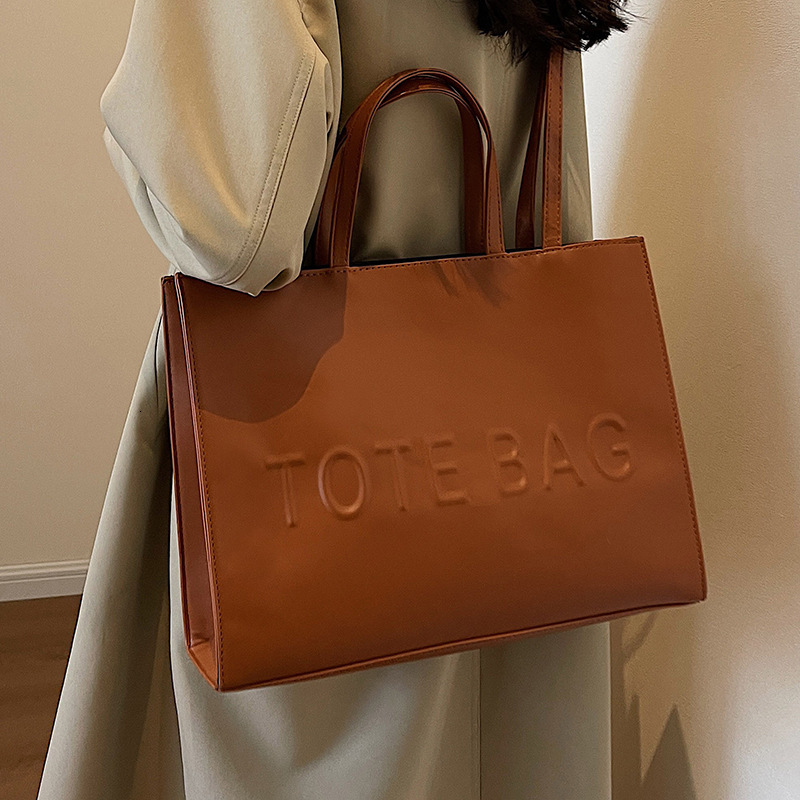 Tote Bag Shoulder Bag Large Capacity Pu Leather Shopping Designer Bags