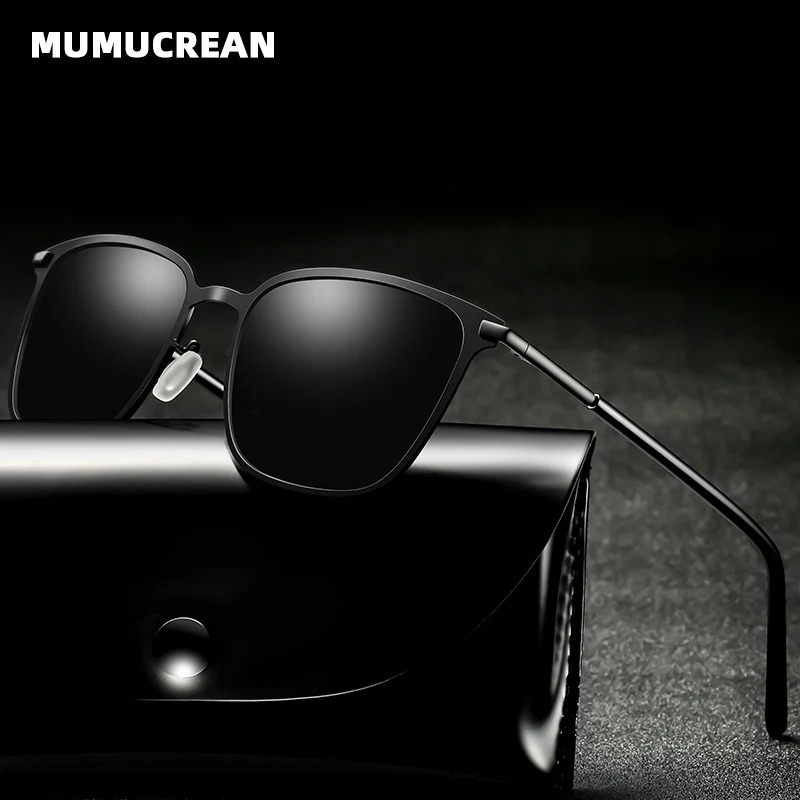 Mens sunglasses have arrived at the square polarized sunglasses metal driving night vision goggles 241106