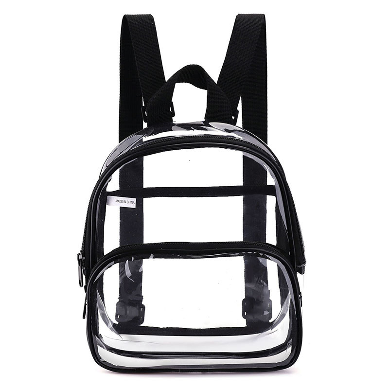 Backpack Stadium Approved Shoulder Straps, Small Clear Bag For Schools, Concerts, Work, Festivals And Sporting Events