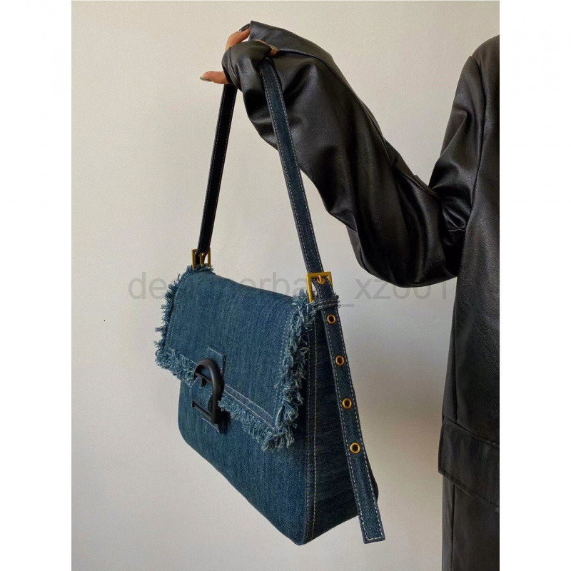 Fashion Classic Bag Designer 10a Top Nikiduncks Woman Handbagevening Bags 2024 Highend Versatile Trendy Washed Material Single Should