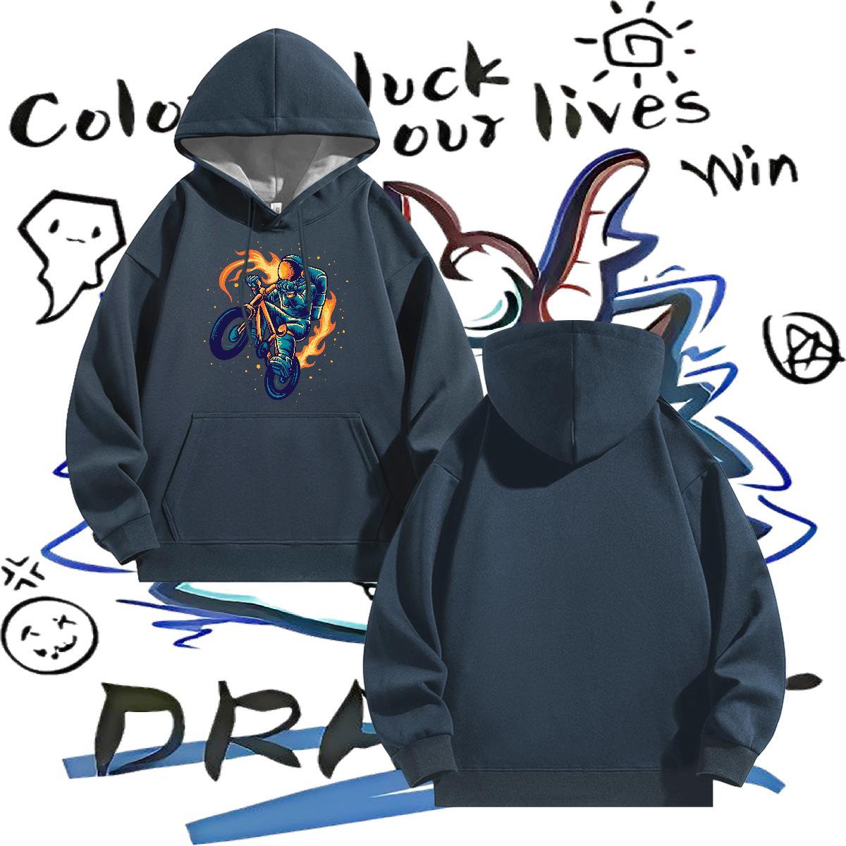 Fashion New Hoodie for Men Sport Cool Design Hoodie for Man Woman Hooded Collar Long Sleeve DIY Logo Oversized Hoody Thick Plush