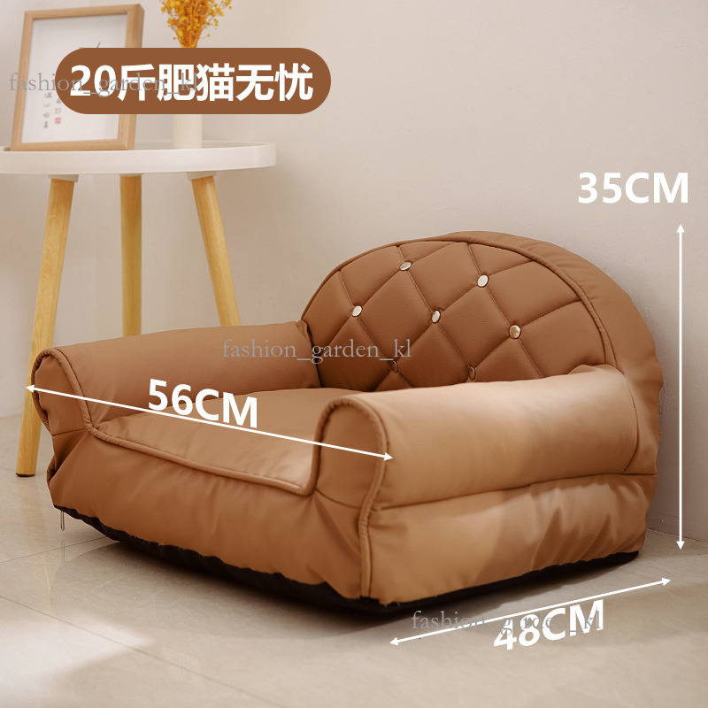 Manufacturer's Direct Supply Of Cat Bed Pet Sofa Anti Scratch Cloth, Dog Bed Antibacterial, Waterproof, Non Stick To Hair, All Season Universal P