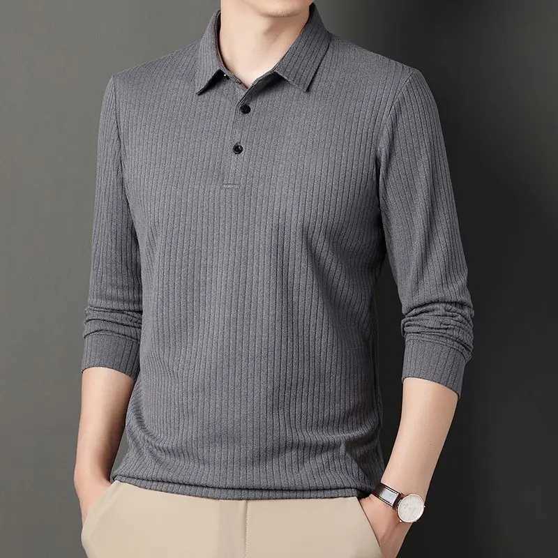 Strtwear Fashion Mens Long Sve Shirt Spring and Autumn New Basic Business Mens Korean Loose Casual Top W241106